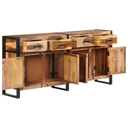 321698 vidaXL Sideboard 172x35x80 cm Solid Acacia Wood with Honey Finish