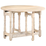Dining Table Round 110x76 cm Solid Mango Wood
