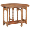 Dining Table Round 110x76 cm Solid Mango Wood