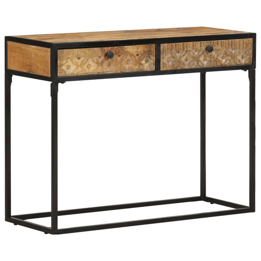Console Table | Natural brown, Black