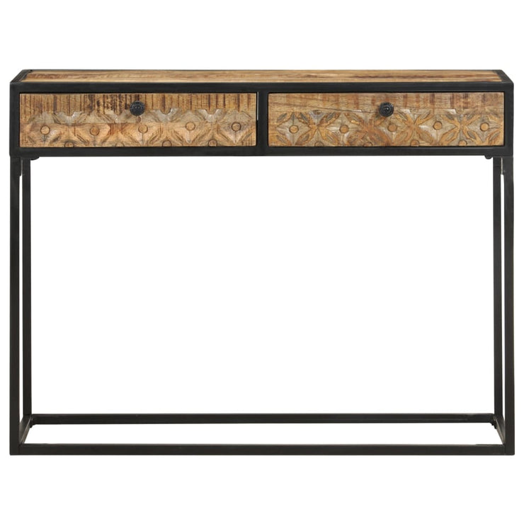 Console Table 100x35x75 cm Solid Mango Wood