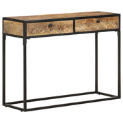 Console Table 100x35x75 cm Solid Mango Wood
