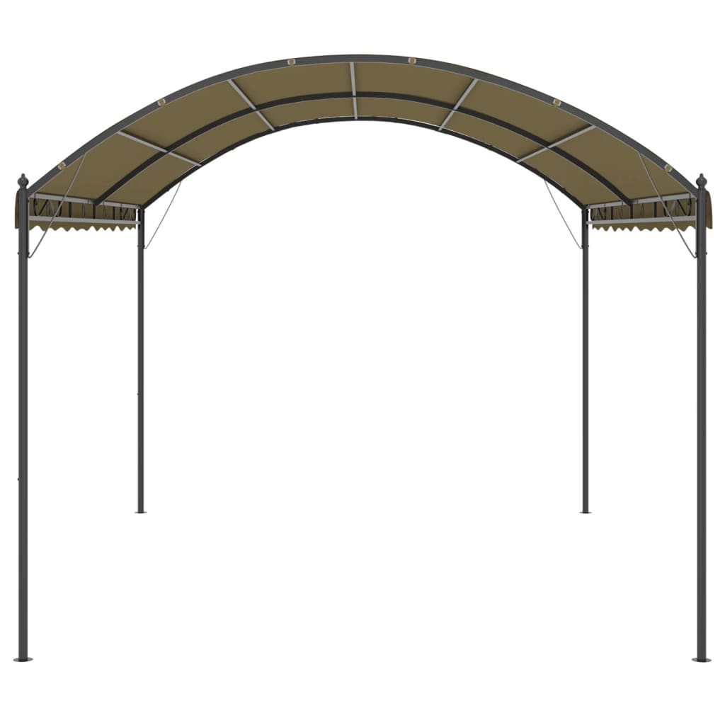 Gazebo 13.1'x9.8'x8.5'Taupe 0.6 oz/ft²