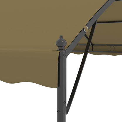Gazebo 13.1'x9.8'x8.5'Taupe 0.6 oz/ft²