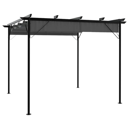 Pergola | Anthracite | Powder-coated steel, Polyester with PA coating