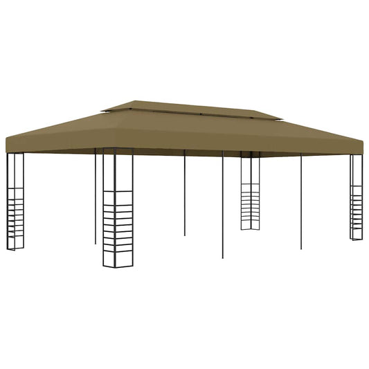 Gazebo | Taupe | Steel frame, Polyester fabric with PA coating | Large