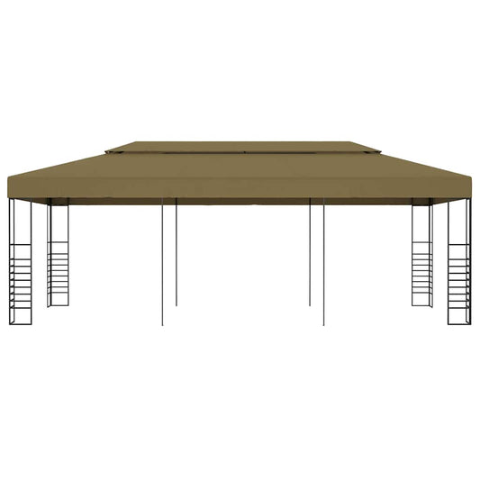Gazebo | Taupe | Steel frame, Polyester fabric with PA coating | Large