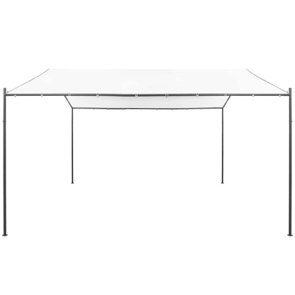 Garden Gazebo 157.5"x157.5"x102.4" White 0.6 oz/ft²