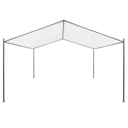 Garden Gazebo 157.5"x157.5"x102.4" White 0.6 oz/ft²