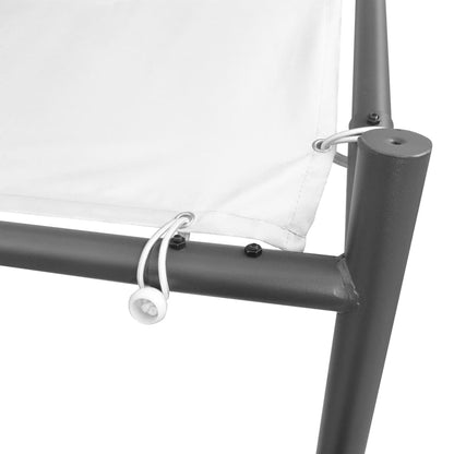 Garden Gazebo 157.5"x157.5"x102.4" White 0.6 oz/ft²