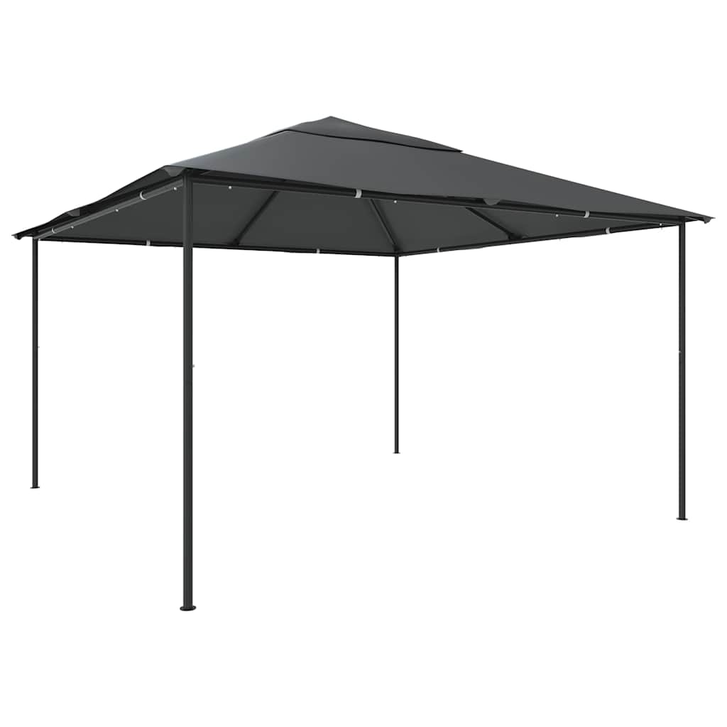Gazebo 13.1'x13.1'x9.8'Anthracite 0.6 oz/ft²