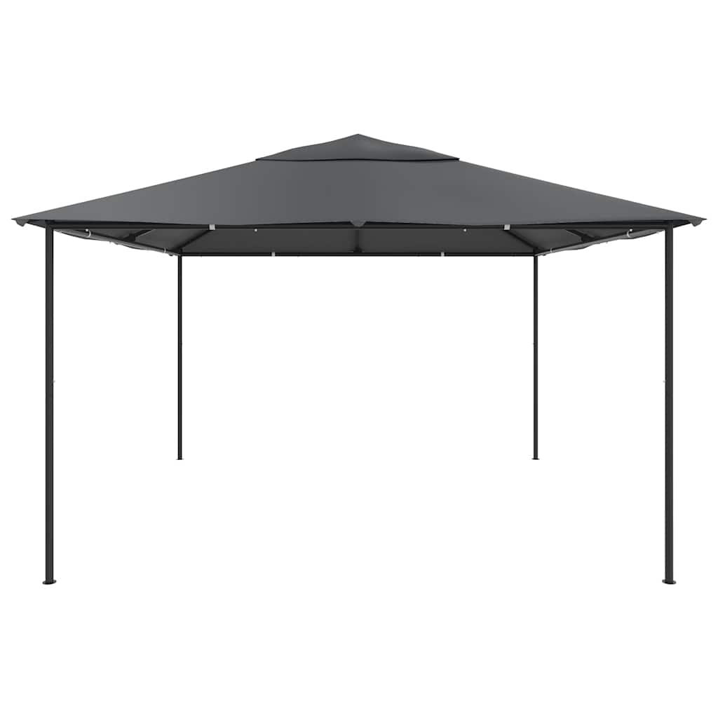 Gazebo 13.1'x13.1'x9.8'Anthracite 0.6 oz/ft²