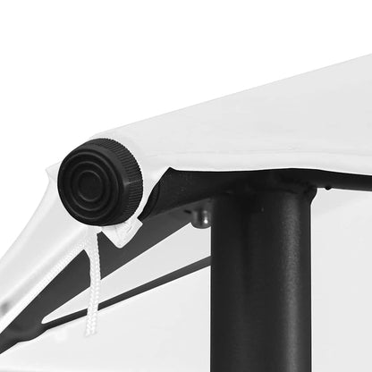 Gazebo White Oxford fabric with PA coating, steel Large