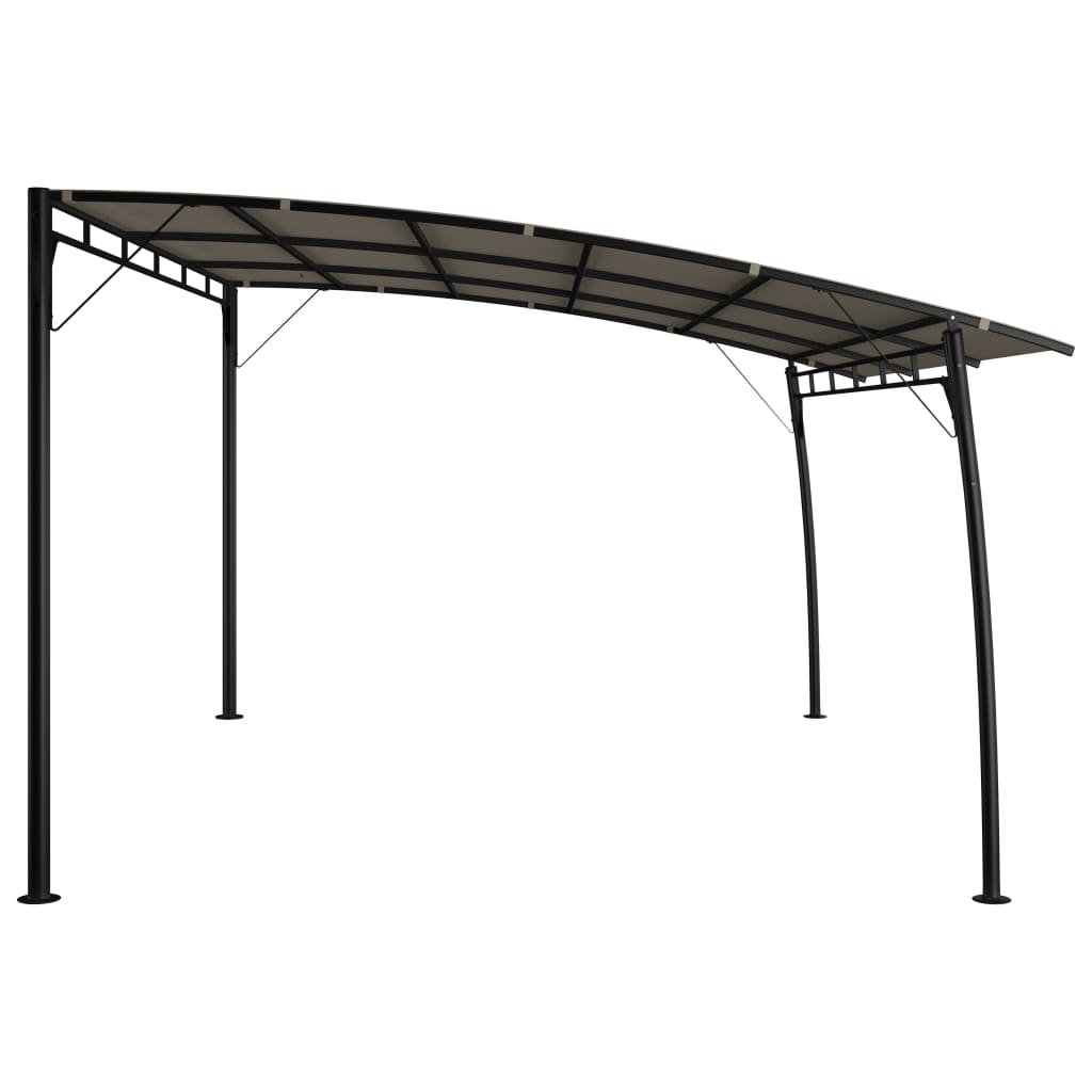 Sunshade awnings 4 x 3 x 2.55 m Taupe