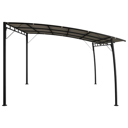 Sunshade awnings 4 x 3 x 2.55 m Taupe
