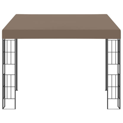 Wall-mounted Gazebo 3x3 m Taupe Fabric