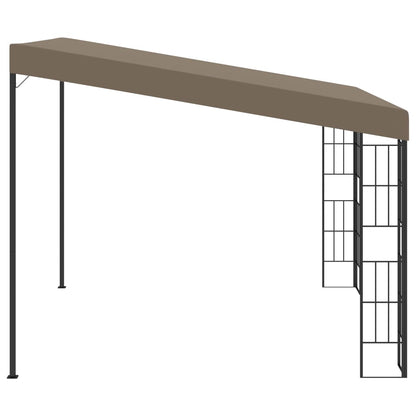 Wall-mounted Gazebo 3x3 m Taupe Fabric