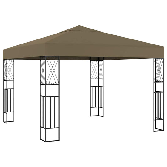 Gazebo | Taupe | Polyester fabric and steel | 3x3 metres | Durable