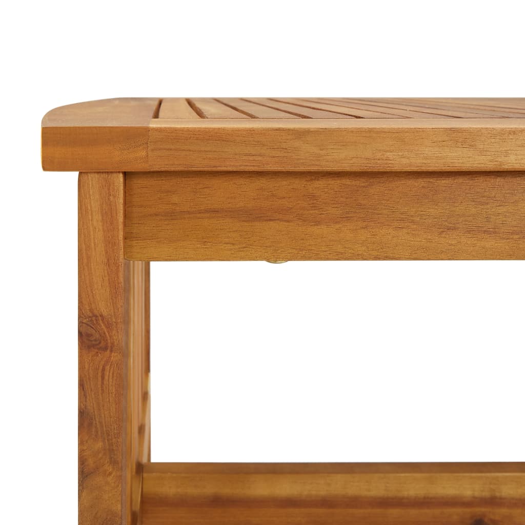 Coffee Table Natural Acacia Wood Solid Acacia Wood Medium Durable