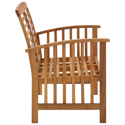 Garden Bench | Natural Wood | Solid Acacia Wood | Medium | Durable