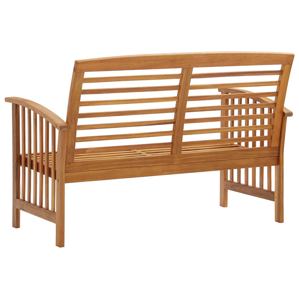 Garden Bench | Natural Wood | Solid Acacia Wood | Medium | Durable