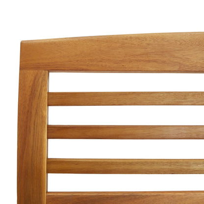 Garden Bench | Natural Wood | Solid Acacia Wood | Medium | Durable