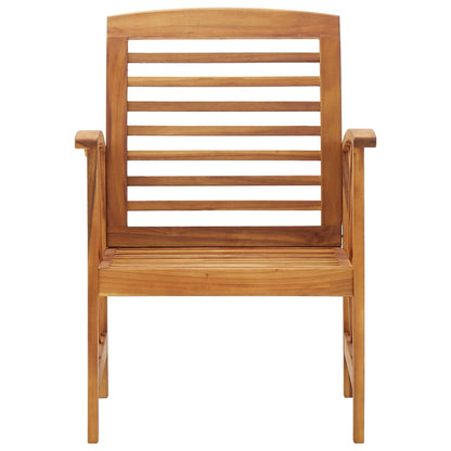 Garden Chair | Set of 2 | Natural Wood | Solid acacia wood | Standard