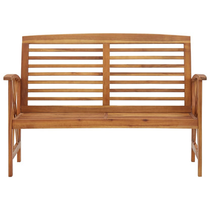 Patio Bench 46.9" Solid Acacia Wood