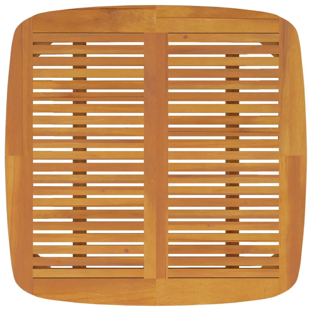 Garden Table | Natural Acacia | Solid Acacia wood | 85x85 cm | Durable