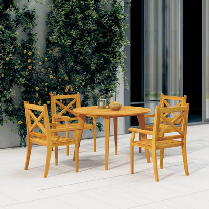 Garden Table | Brown | Solid Acacia wood | Medium | Durable
