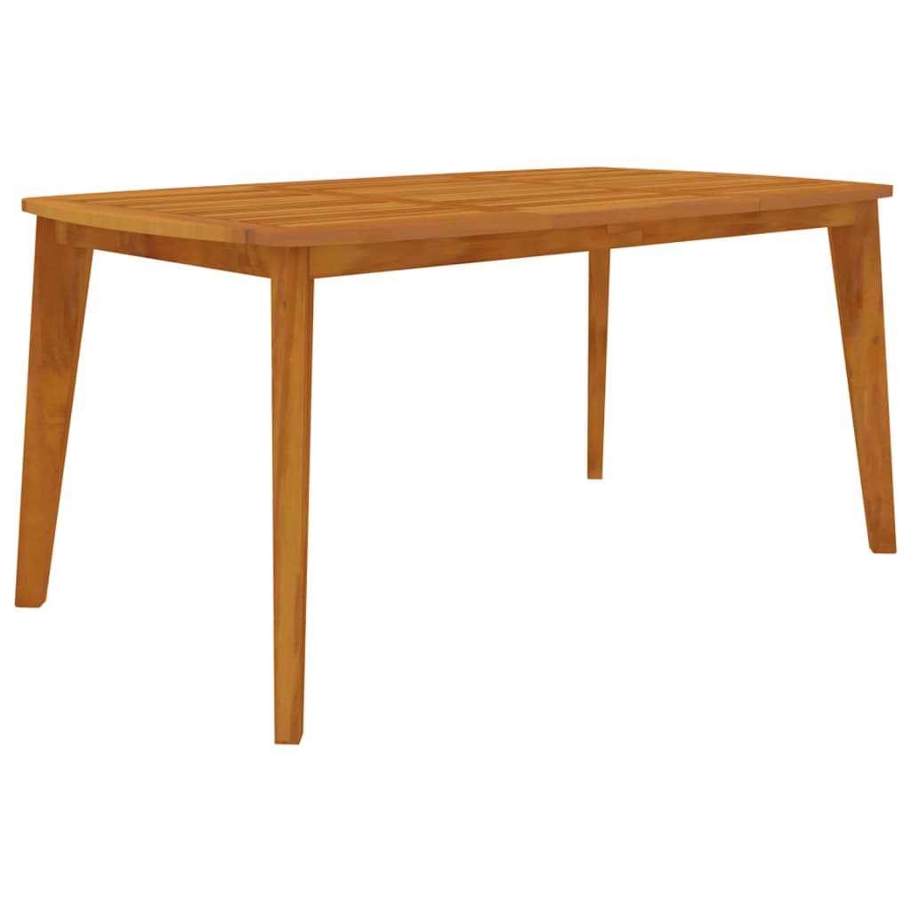 Garden Table | Natural Wood | Solid acacia wood | Large |  Durable
