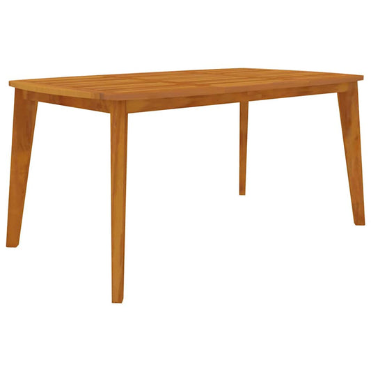 Garden Table 160x90x75 cm Solid Wood Acacia