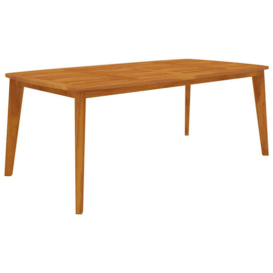 Garden Table | Natural wood colour | Solid Acacia wood | Large | Durable