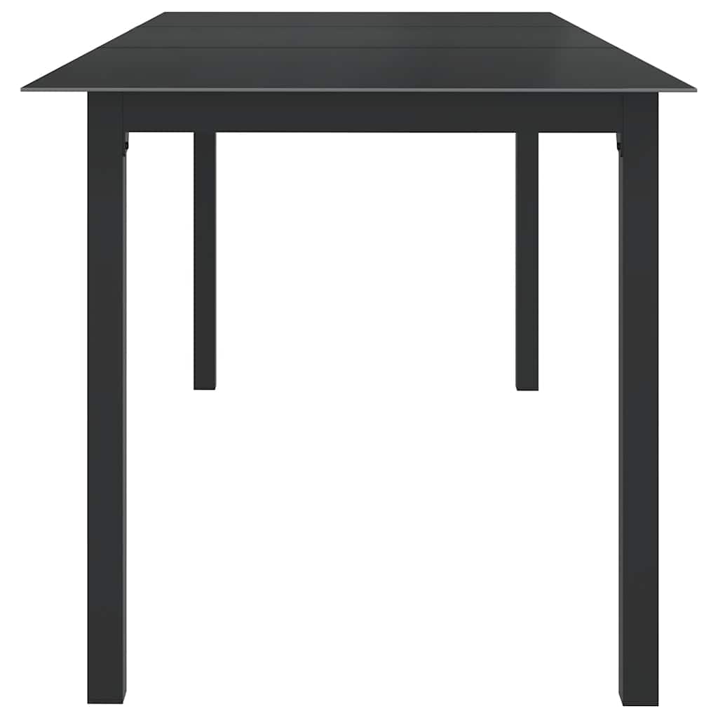 Garden Table | Black | Aluminium | Large | Durable | Garden Table