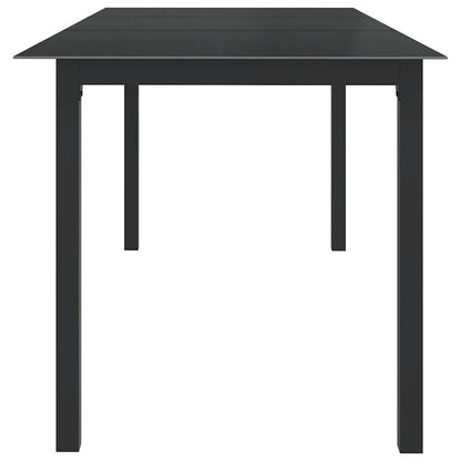 Garden Table | Black | Aluminium | Large | Durable | Garden Table