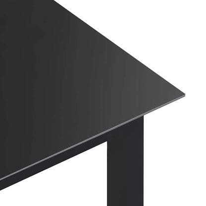 Garden Table | Black | Aluminium | Large | Durable | Garden Table