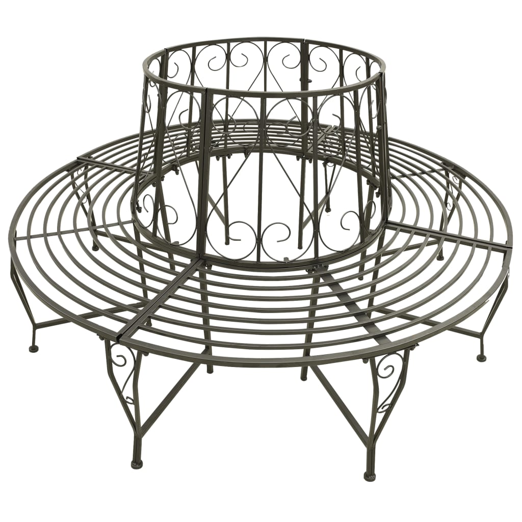 Tree benches 1-Seater Ø 62.99 x 35.04 in Steel
