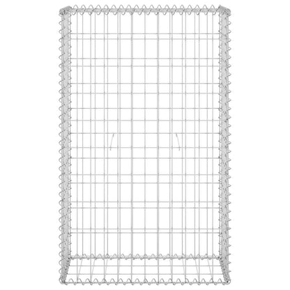 Gabion Wall with Covers Galvanised Steel 60x30x100 cm