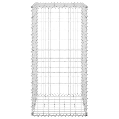 Gabion Wall with Covers Galvanised Steel 60x50x100 cm