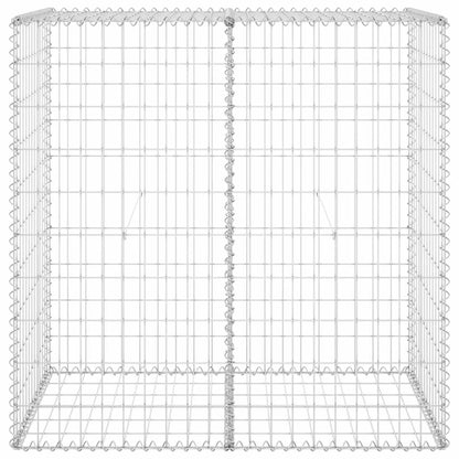 Gabion Wall with Covers Galvanised Steel 100x60x100 cm