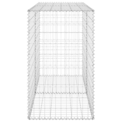 Gabion Wall with Covers Galvanised Steel 150x60x100 cm