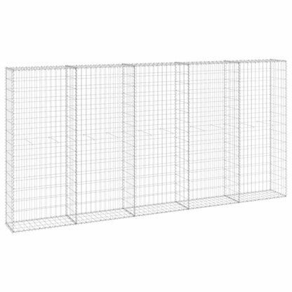 Gabion Wall with Covers Galvanised Steel 300x30x150 cm
