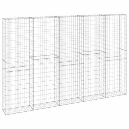 Gabion Wall with Covers Galvanised Steel 300x30x200 cm