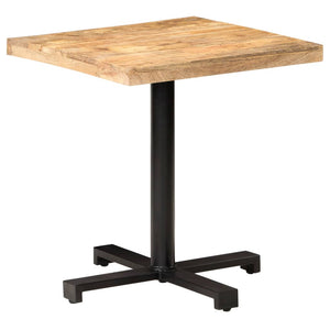 Bistro Table Square 70x70x75 cm Rough Mango Wood