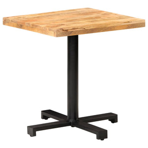 Bistro Table Square 70x70x75 cm Rough Mango Wood