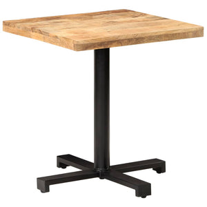 Bistro Table Square 70x70x75 cm Rough Mango Wood