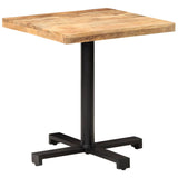 Bistro Table Square 70x70x75 cm Rough Mango Wood