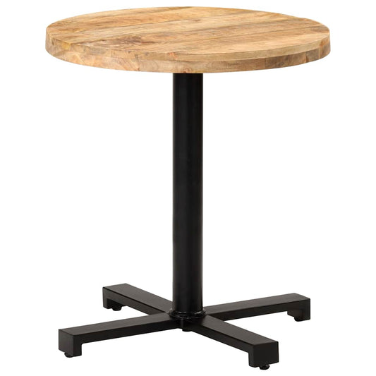 Bistro Table | Natural Mango Wood and Black