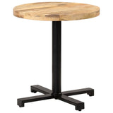 Bistro Table Round Ø70x75 cm Rough Mango Wood