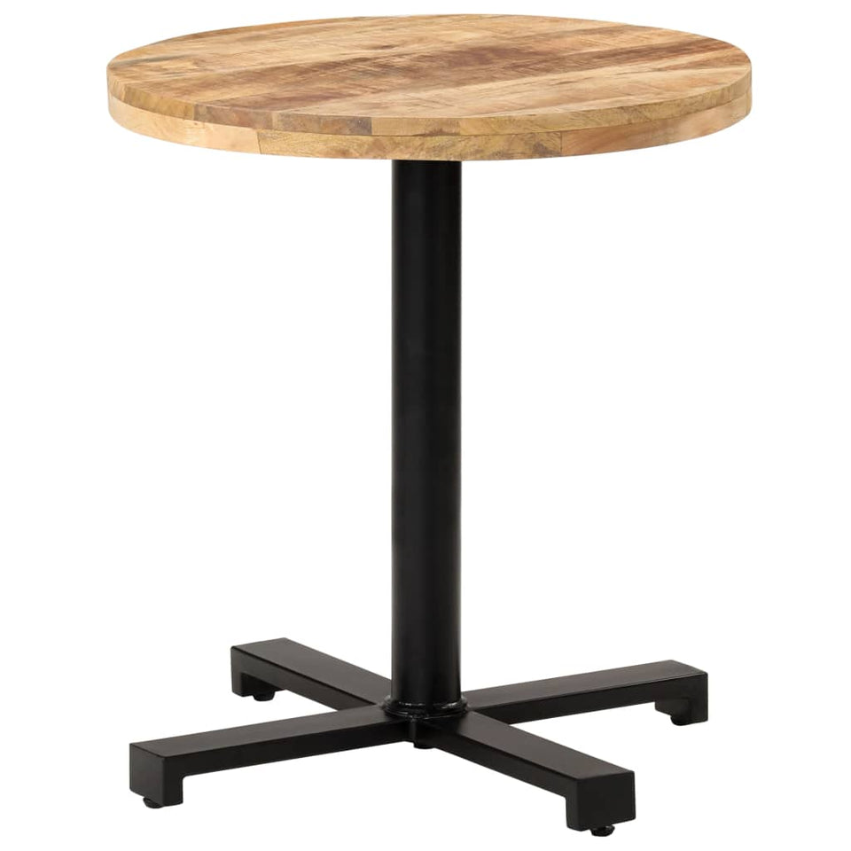 Bistro Table Round Ø70x75 cm Rough Mango Wood